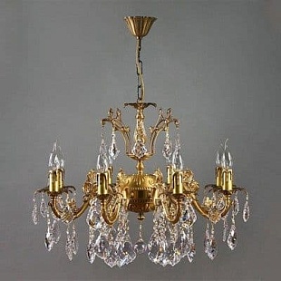 Люстра подвесная AMBIENTE Granada 2118/8 AB New Leaf